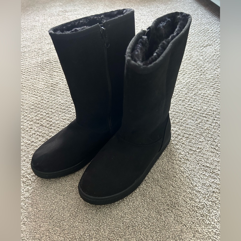 Cat & Jack Black Winter Boots